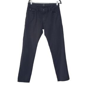Linksoul  Mens Petrol Chino Straight Cotton Bamboo Stretch Pants Size‎ 32"